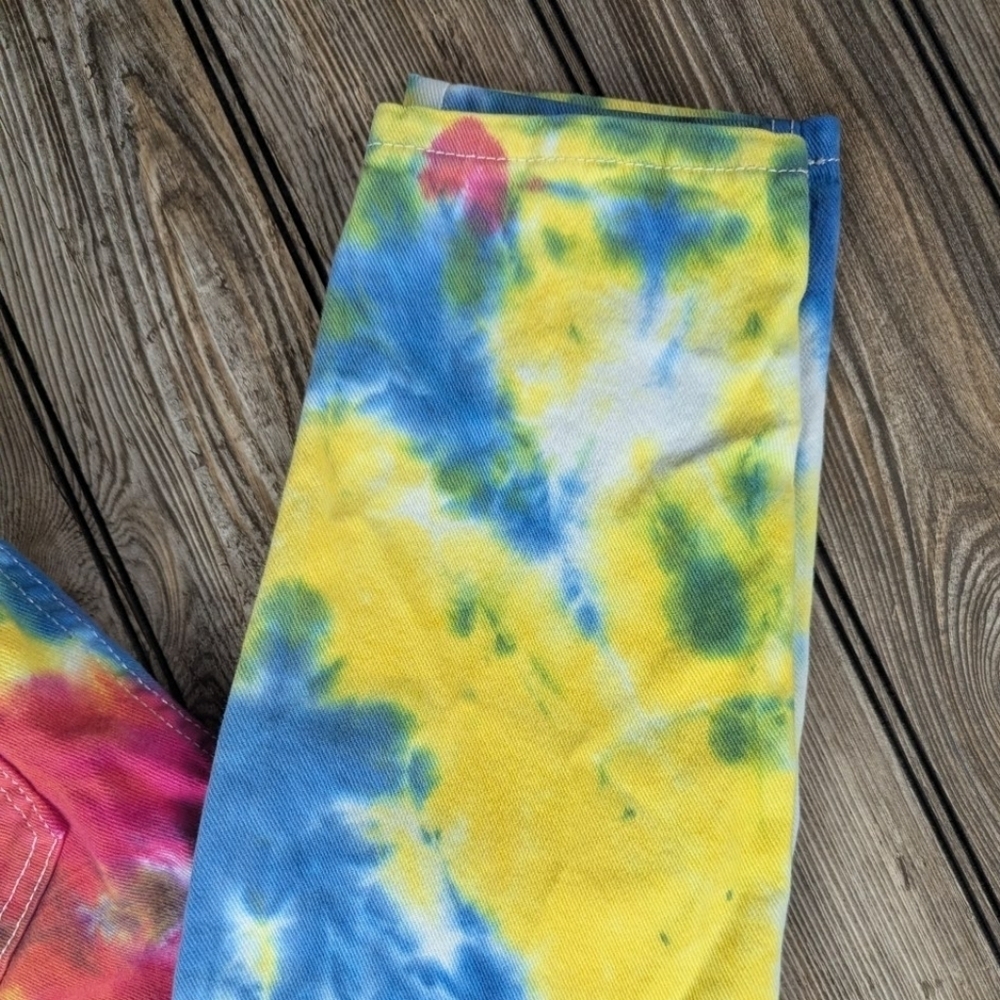 Ana tie-dye Capri denim pants size 27/4 - Picture 9 of 14